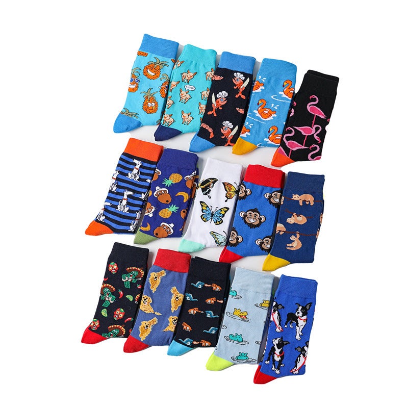 2024 Men'S Factory Four-Season Cotton Explosions Tide Socks Women'S Socks Tube Casual Socks - Image 5